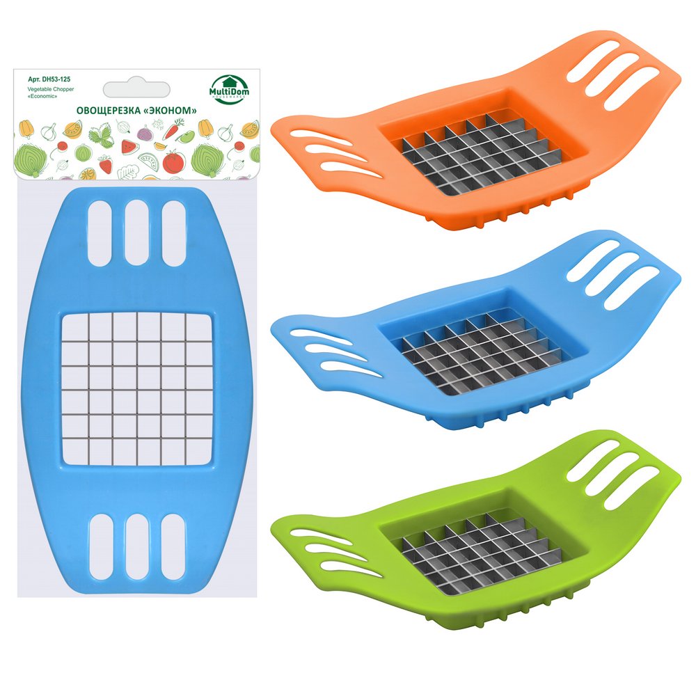 Овощерезка пласт. Эконом 17х10см микс DH53-125