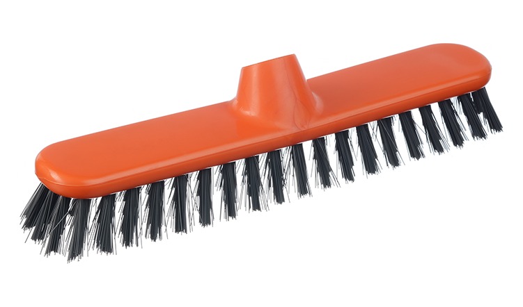 Щетка для уборки мусора пласт.Модерн оранжевый М5108