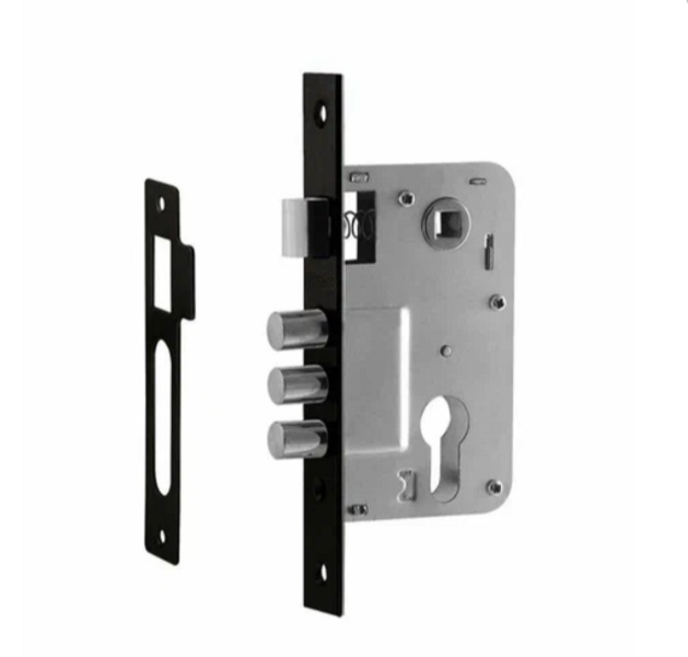 Корпус замка под цилиндр НОРА-М КЗВР-120 (62 мм) черный