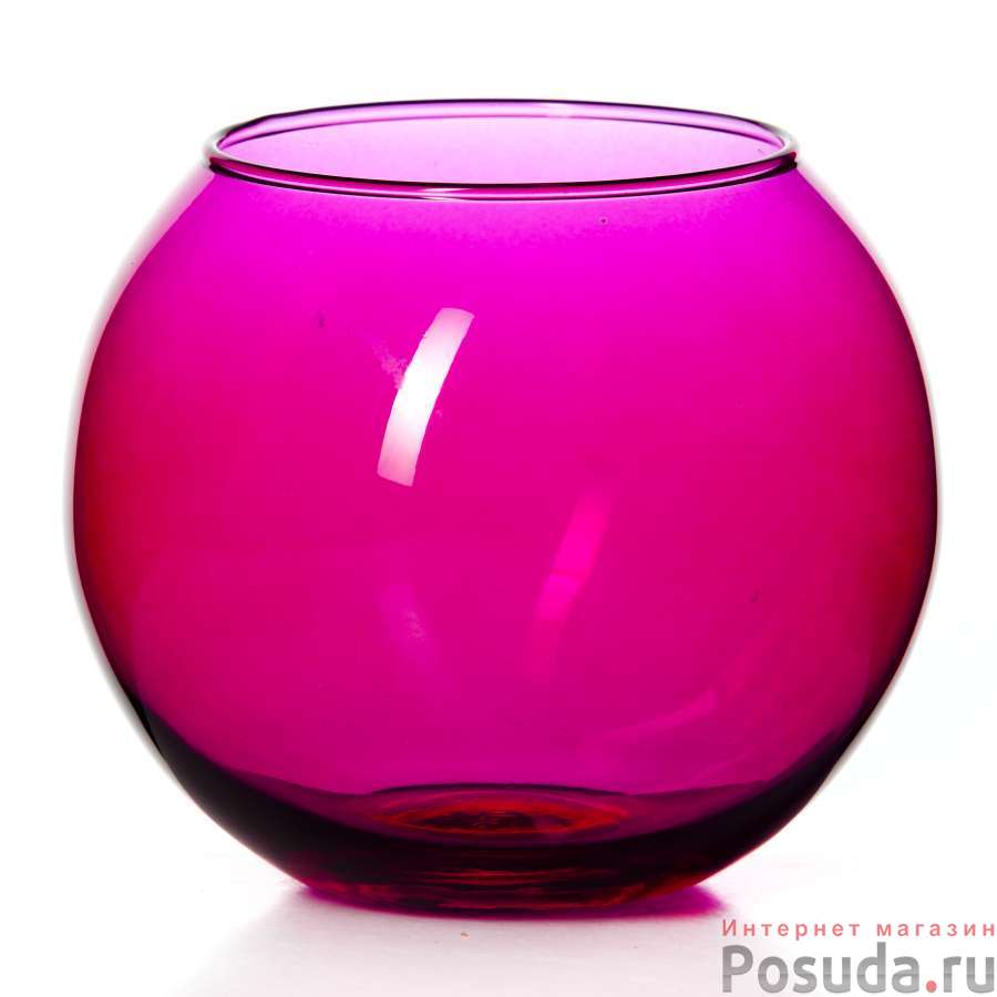 Ваза стекл. Энжой фуксия 102,5мм 43417SLBD4