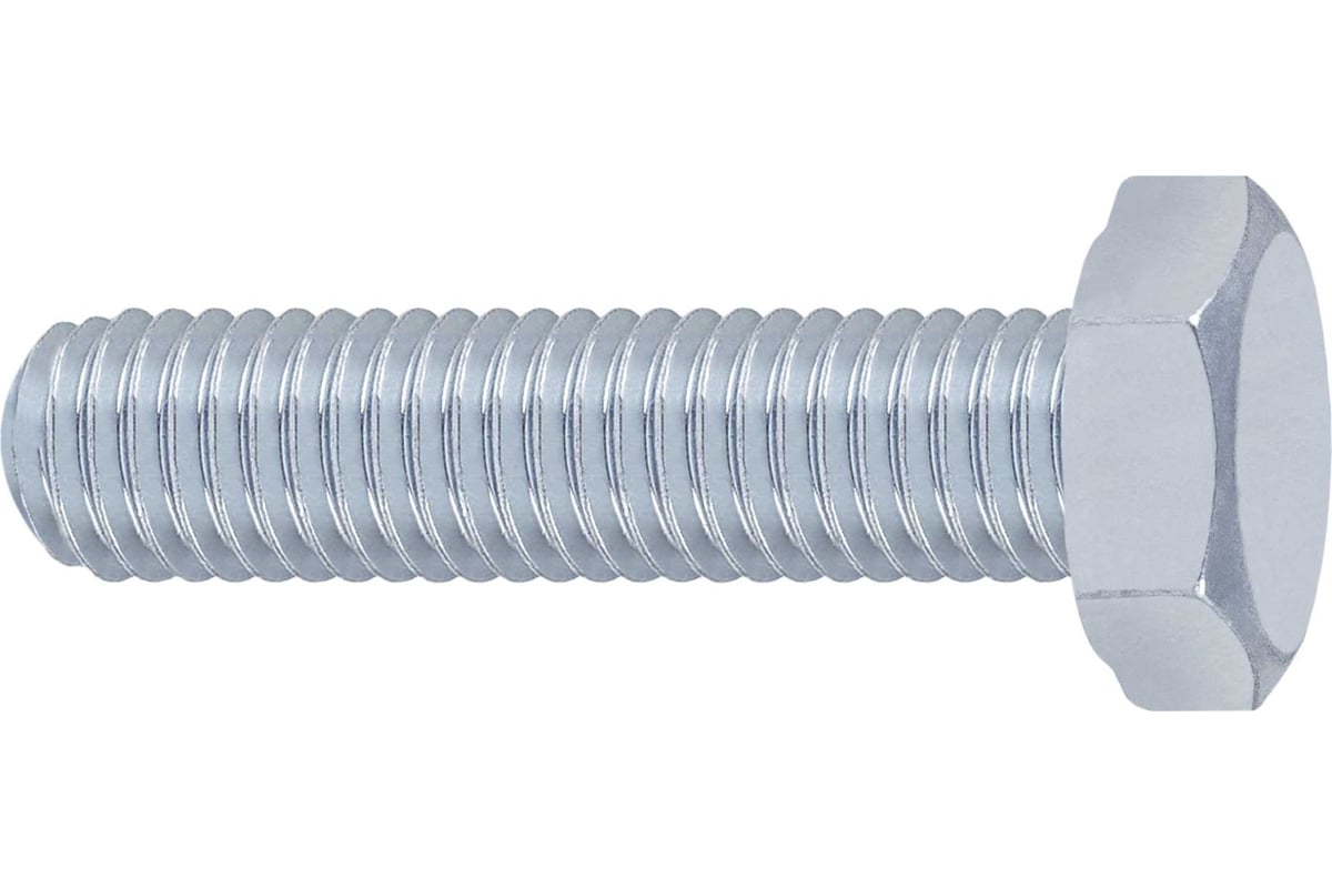 Болт  М5х16 DIN 933 цинк (10шт) пакет ГОСКРЕП