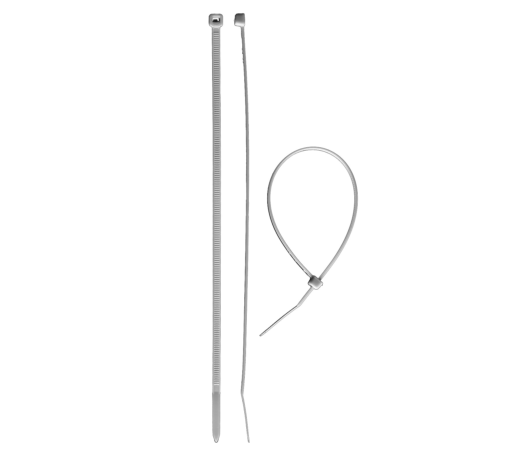 Хомуты нейлоновые белые 4,8х500мм 100шт ЗУБР