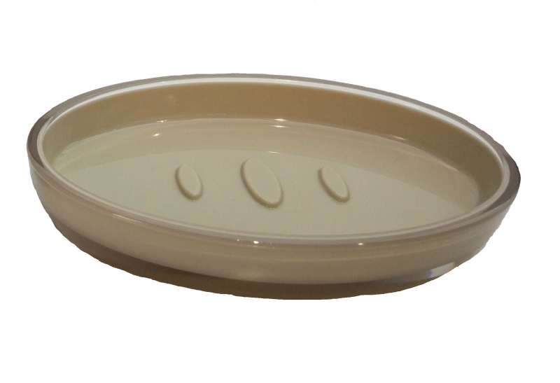 Мыльница "ACRILICA" Кремовая арт.315-04 