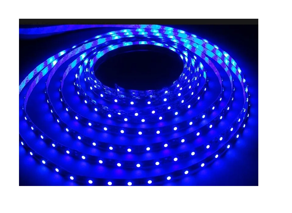 Лента св/д "SMARTBUY" 12V 4.8W/M 60LED/M IP20 синий 5м - SBL-IP20-4_8-Bl - купить в АПлайн