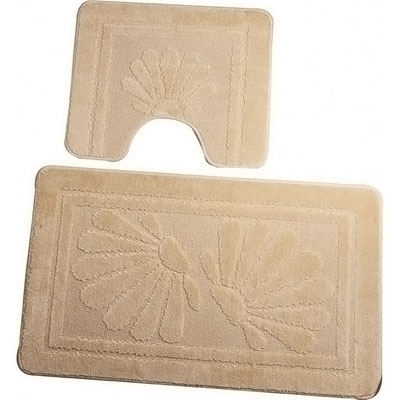 Набор ковриков для ванной комнаты ZALEL D.Brown 55х90/55х85см 2 предмета