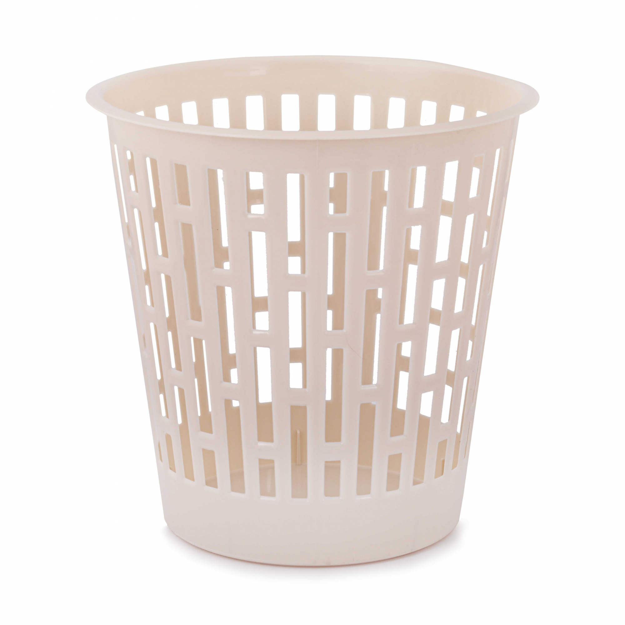 Корзина для бумаг пласт. МАТРИЦА 9л бежевая М8215