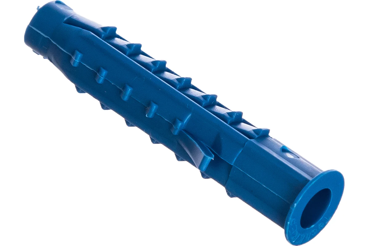 Дюбель распорный синий 8х60 (усы+шипы) пакет (12шт) BISKREP