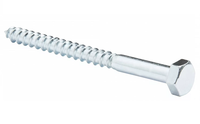 Шуруп "Глухарь" DIN 571 (болт сантехнический) 10х180 пакет (2шт) BISKREP