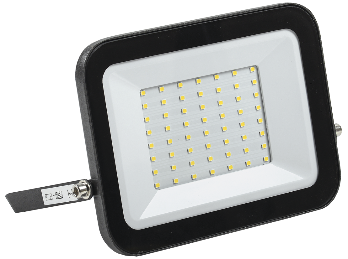 Прожектор светодиодный 50Вт 6500К IP65 черный IEK СДО 06-50 LPD0601-50-65-К02 /657/1221010- купить в АПлайн
