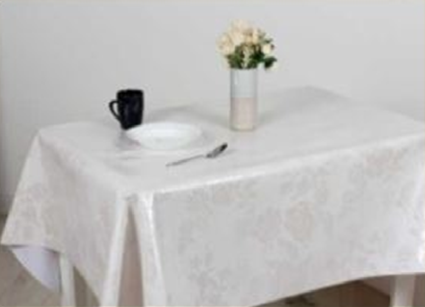 Клеенка Mirror белая жемчужина на нетканевой основе 1,40х20м  M 82018 A