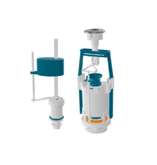 Выпускной механизм для смыв.бачка с клап. ниж.подачи воды 1/2" материал мембраны сил. SA436-3 ZEGOR