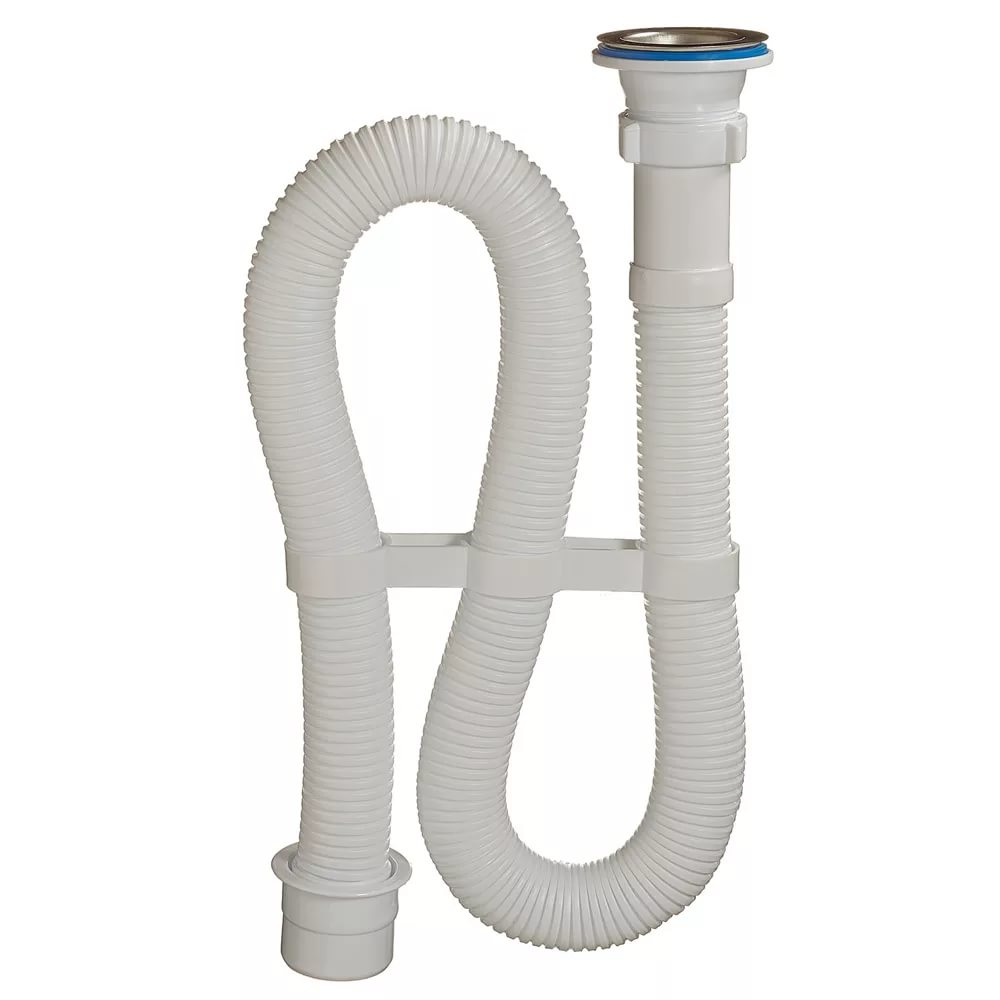 Сифон для раковины "ОРИО" гофрированный 1 1/2х40 мм переходник на 50 мм АС-3011АС-3011- купить в АПлайн