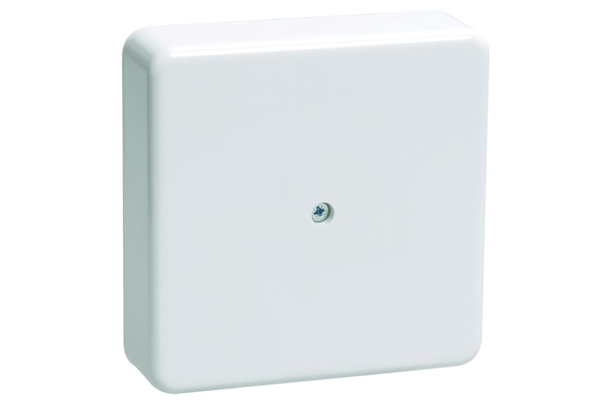 Коробка распаячная наруж. ЭРА 100Х100Х30мм квадратная белая арт.Б0031181 