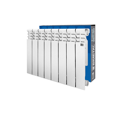 Радиатор BIMETAL STI биметаллический 350х80, 8 секций /836/ - Т0000001180 - купить в АПлайн