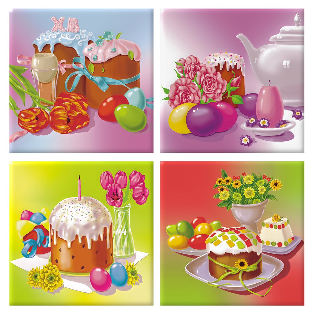 Подставка под горячее Пасха 14х14см МТ18-14