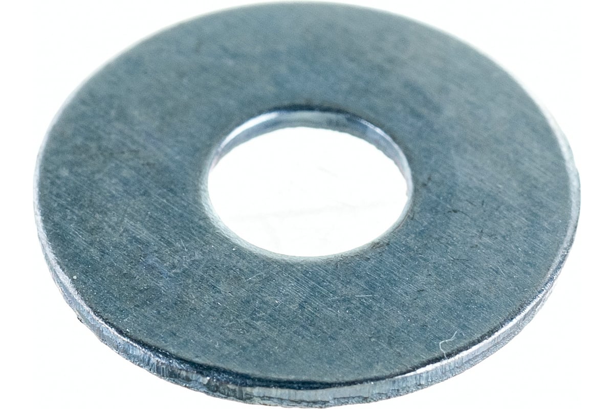 Шайба плоская увеличенная (кузовная) DIN 9021 М6 цинк (15шт) пакет Стройметиз