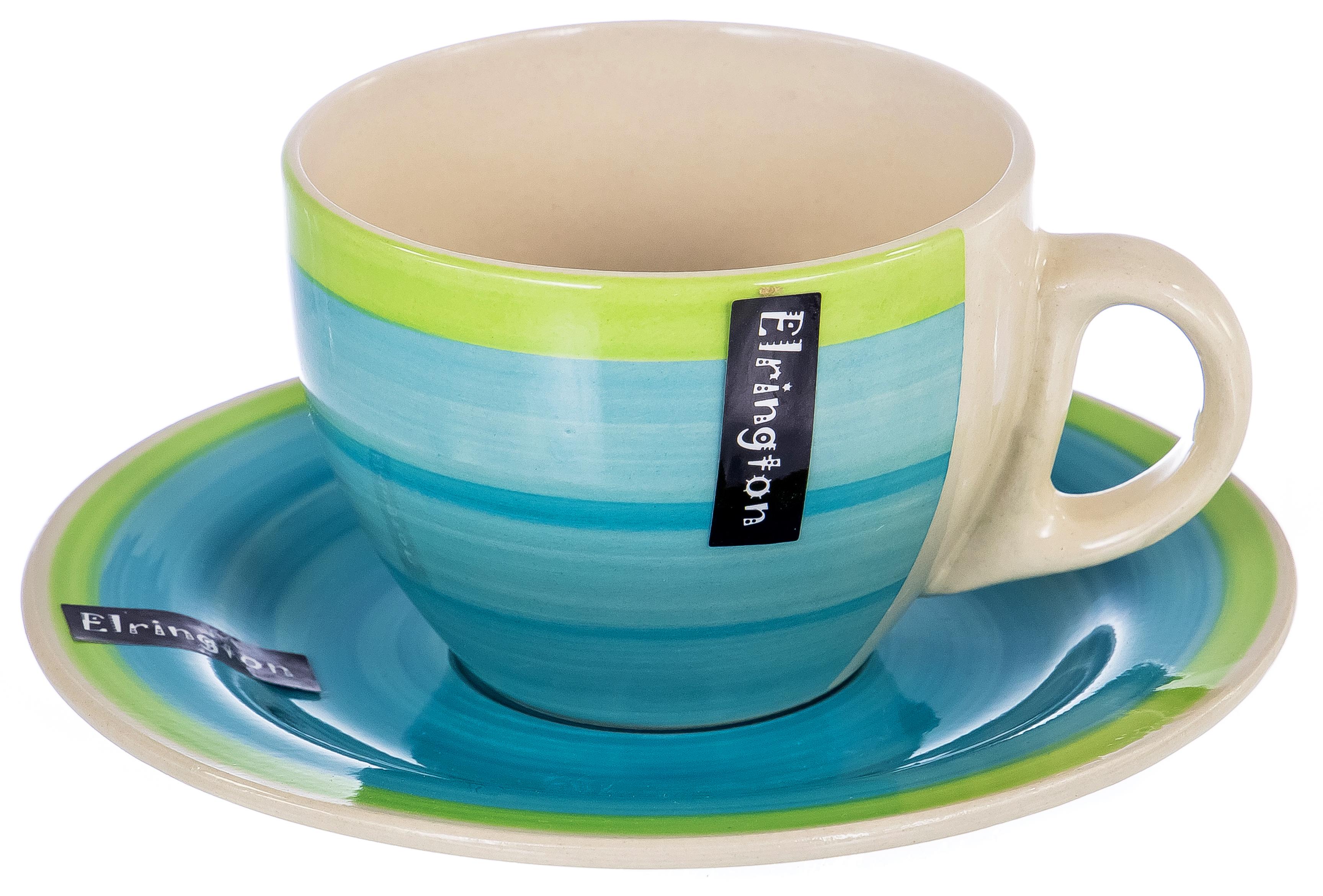 Пара чайная керам.Аэрограф Весенняя капель 220 мл 139-23028