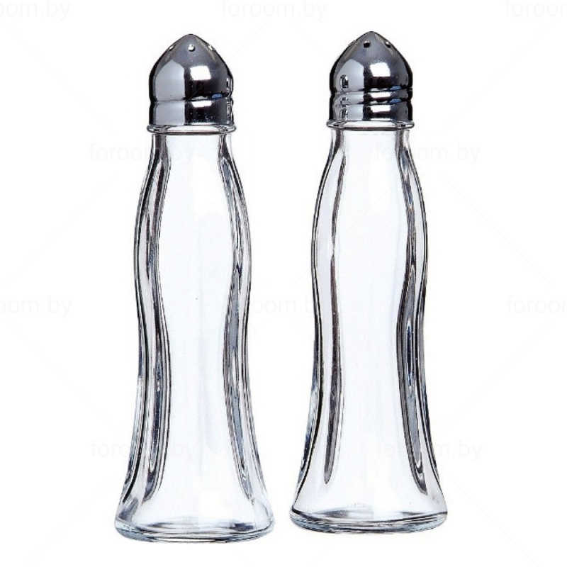 Емкость для специй стекл. Pasabahce Black&White 40мл с металл. крышкой 80030SLB