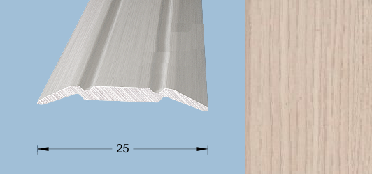 Порог-стык 0,9м 25мм П63.13, Ясень серый
