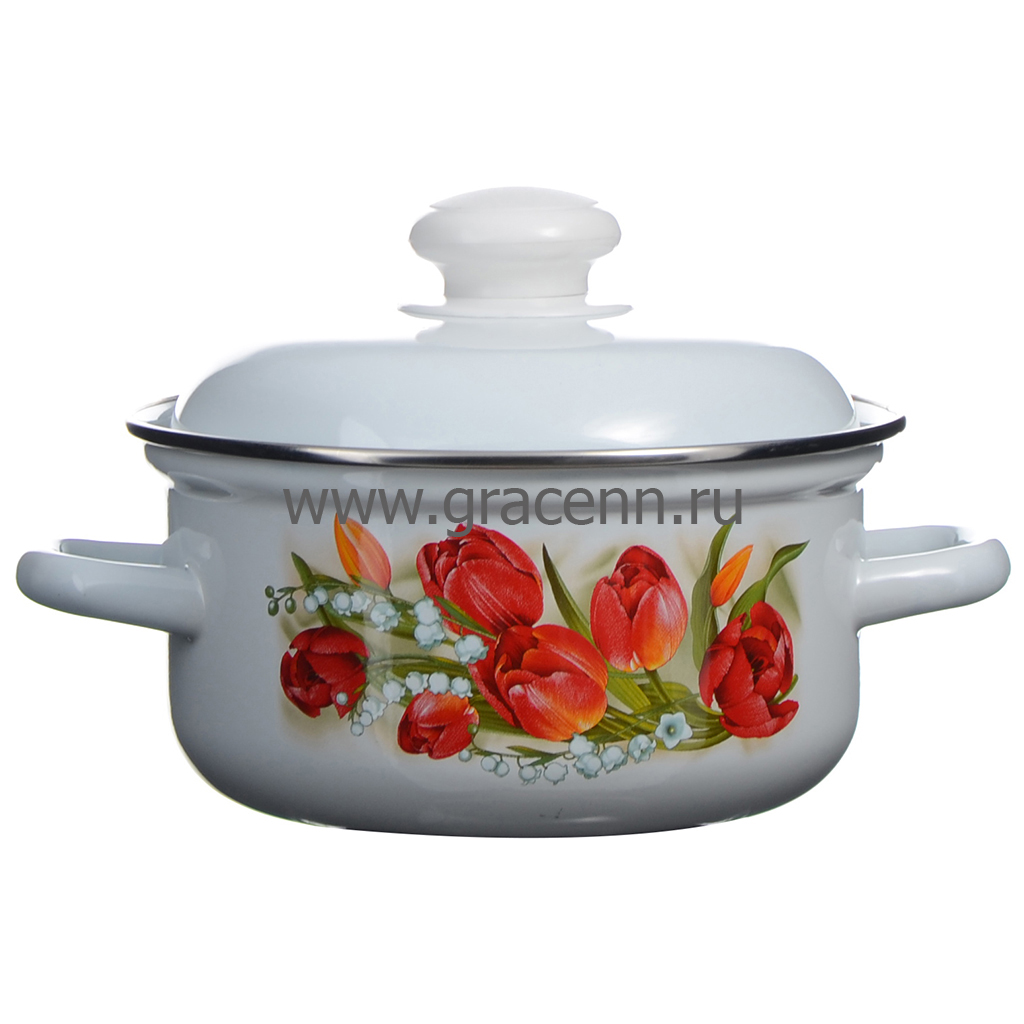 Кастрюля эмал. Ласковый май 1,5л С-1508АП2/4С-1508АП2/4- купить в АПлайн