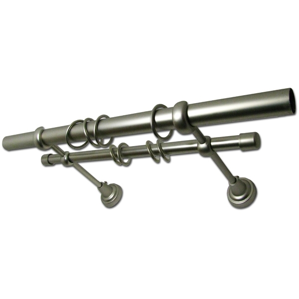 Карниз 16мм DIY в коробе двойной, откр.кр-н (500) сатин 1,6м