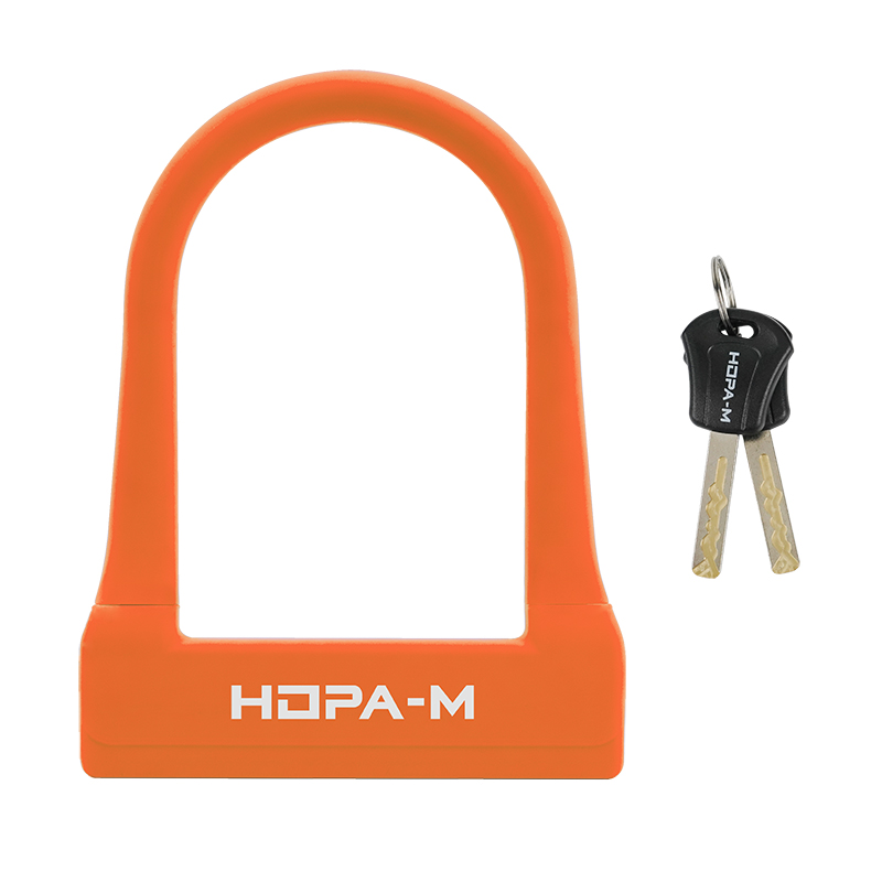 Замок велосипедный НОРА-М U-lock №50 усиленный оранжевый - 20057 - купить в АПлайн