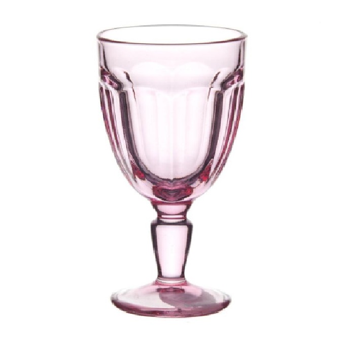 Бокал стекл. Энжой 235мл розовый 51258SLBD1