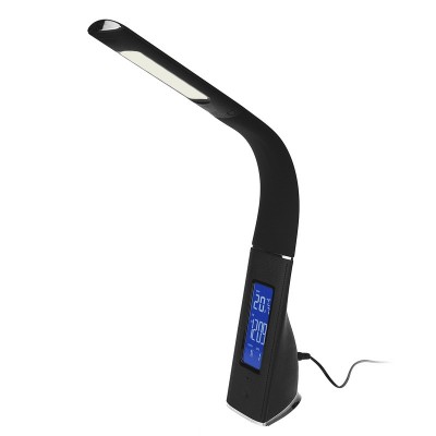 СВЕТИЛЬНИК НАСТОЛЬНЫЙ "CAMELION" (ЛАМПА НАСТОЛЬН.) KD-817 C02 (E27 6Вт) ЦВЕТ ЧЕРНЫЙ (СЕНС.ЧАСЫ)13401