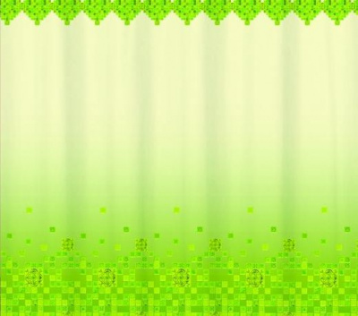 Штора для ванной комнаты "Мозайка" зеленая 180х180см 582-2 6666 / 277