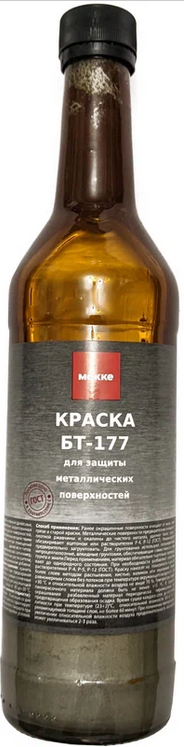 Краска БТ-177 MÖKKE золотая 0,5 л.