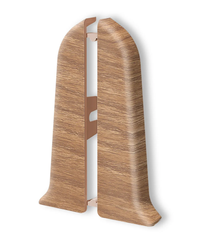 Торцевые (10 пар) для плинтуса "Идеал Классик" 70мм, 241 Вишня