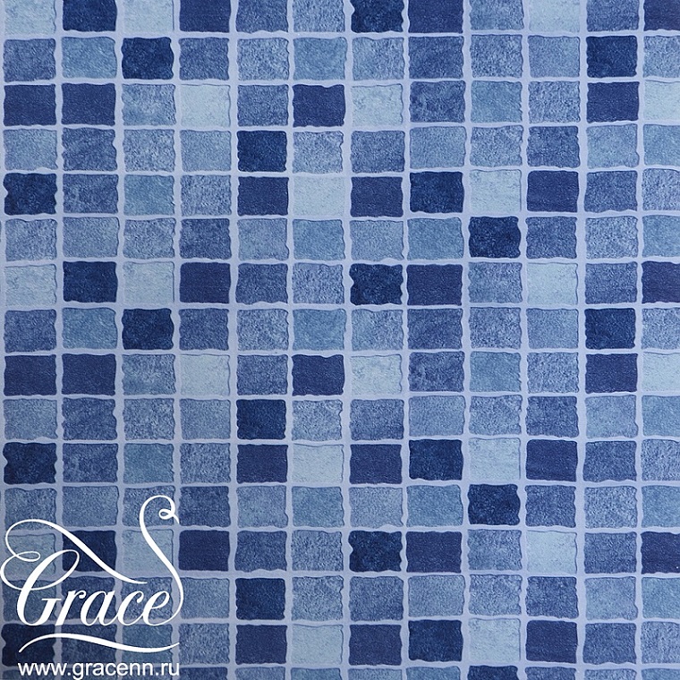 Самоклейка 0,45х2м Плитка голубая "Grace" М218-2-45Е(2)