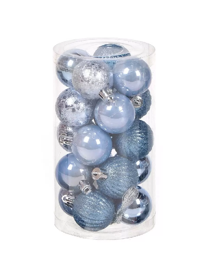 Набор шаров пласт.фиолетовый 4см 20шт 339794 SYQB-0120197