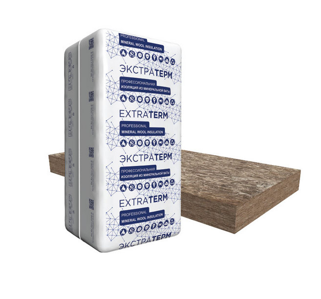 Утеплитель "Юматекс" Экстратерм 1200х600х100мм / 5,76м2-0,576м3 / 8 плит / 834075,834077