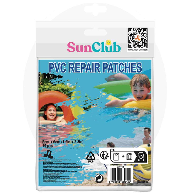 Заплатки ремонтные Sunclub ПВХ 5х6см 10шт 290713 107465290713 107465- купить в АПлайн
