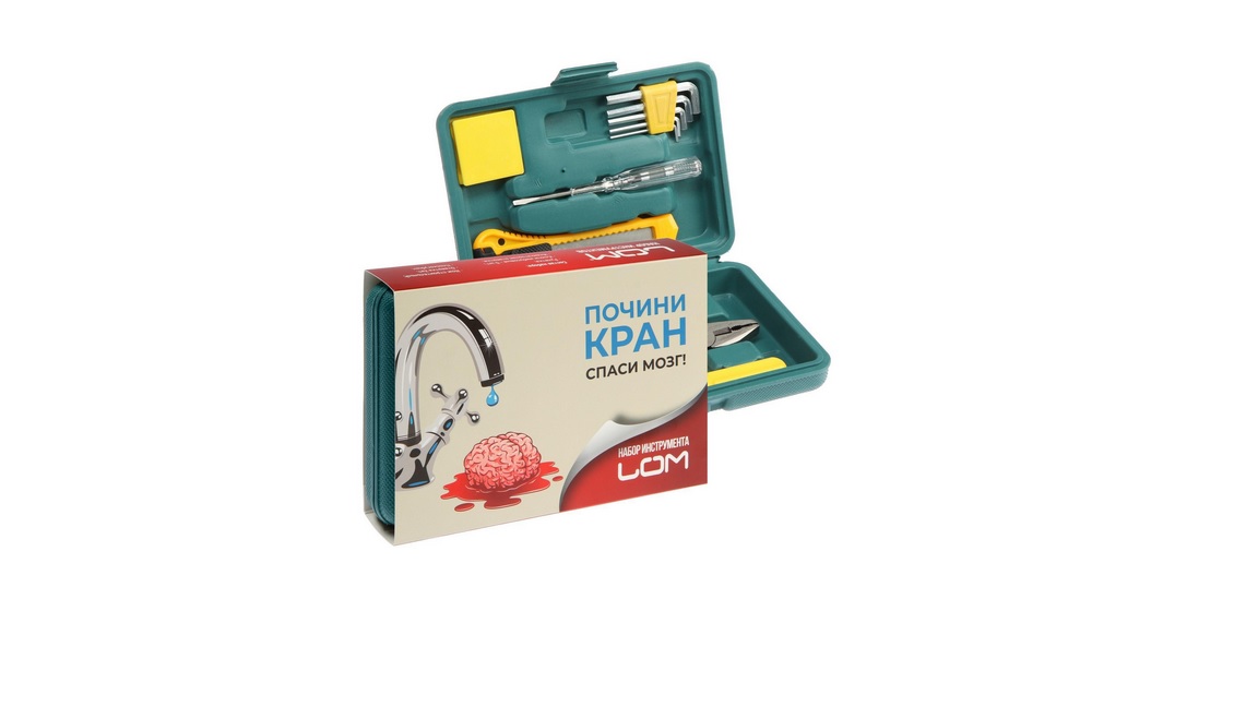 Набор инструментов в кейсе lom подар.упак. 11 предметов 5367807