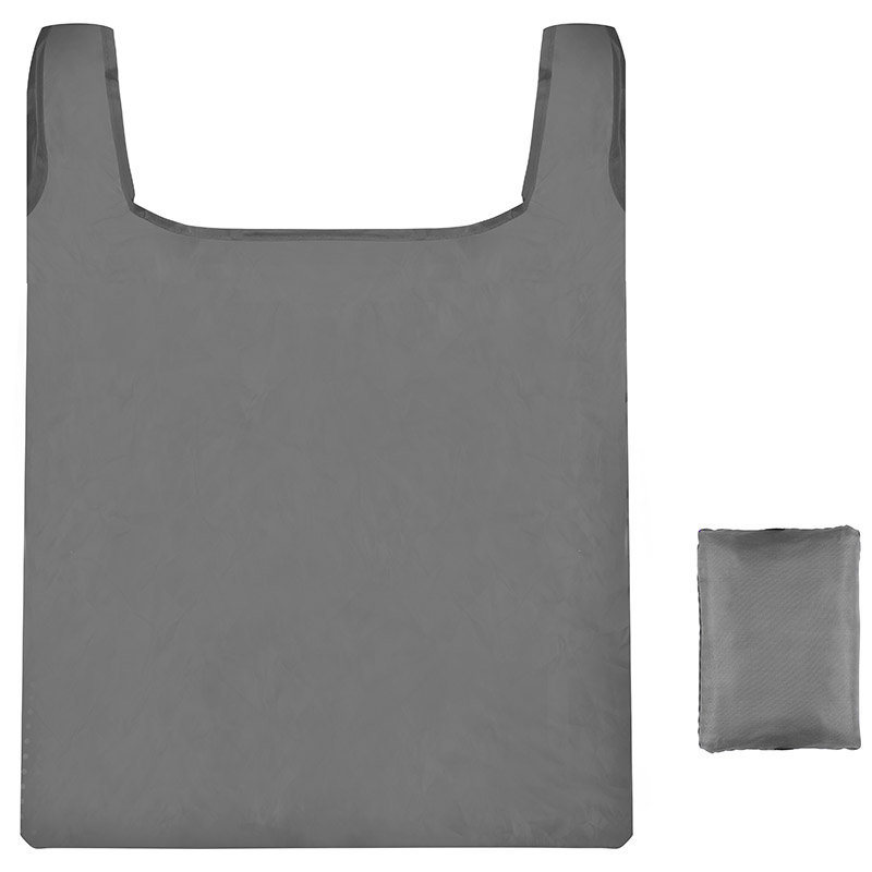 Сумка Basic серая 37х55см складная 104370