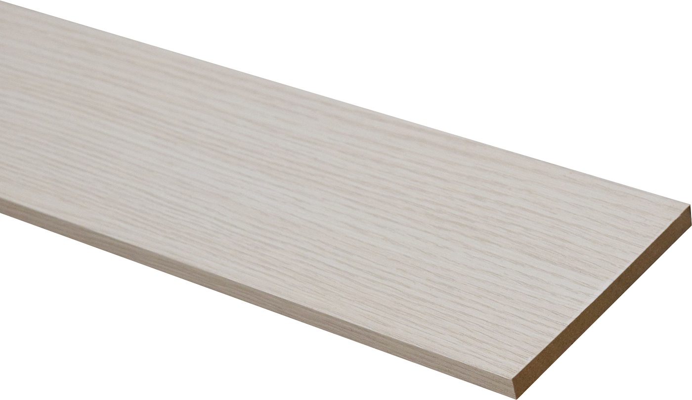 Добор (планка доборная) мдф эшвайт 130х8х2070 (к двери свит и s3)