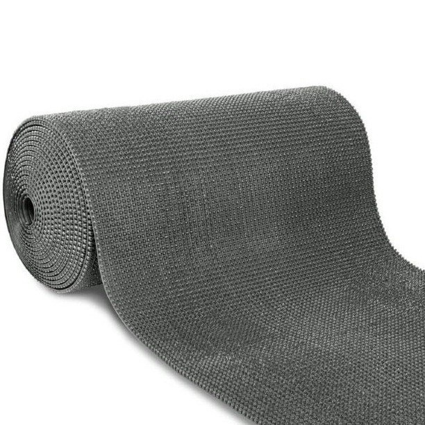 Коврик дорожка ПВХ Травка 0,9м серый металлик 0708607086- купить в АПлайн