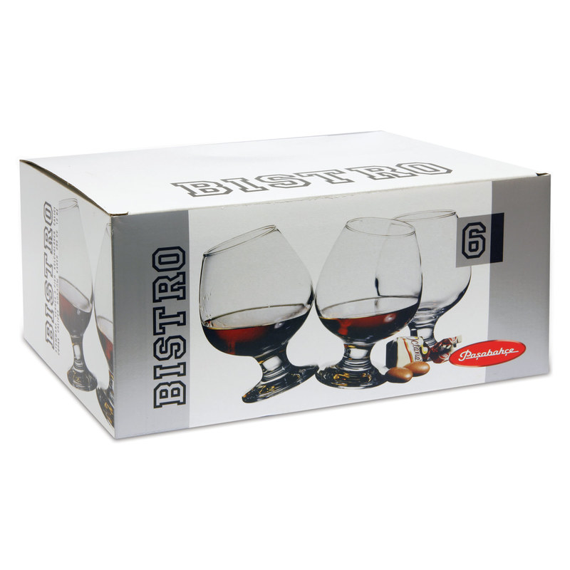 Набор бокалов стекл. Бистро 6шт 280мл 44787В