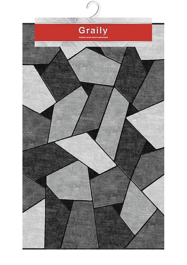 Коврик для ванной комнаты "GRAILY" влаговпитывающий 40х60см GR-4060-40, 102073 - 102073 - купить в АПлайн