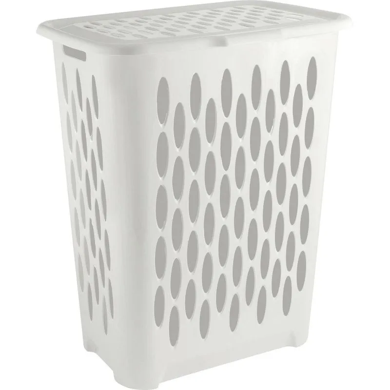 Корзина для белья пласт. Лайт 37л белое облако 422х290х515мм KL180111048KL180111048- купить в АПлайн