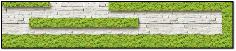 Панель-фартук Мох фотопечать Ф-183 600х3000мм