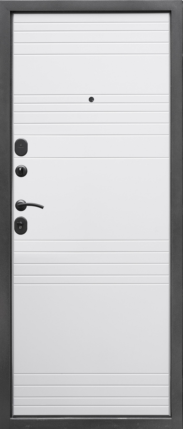 Дверь металлическая Форпост Олимп Б 2050х960-L Софт белый, левая