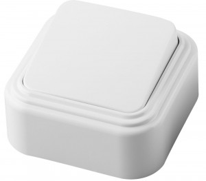 Выключатель "Брест" 2 ОП белый в сборе Stekker PSW06-21-20 32742