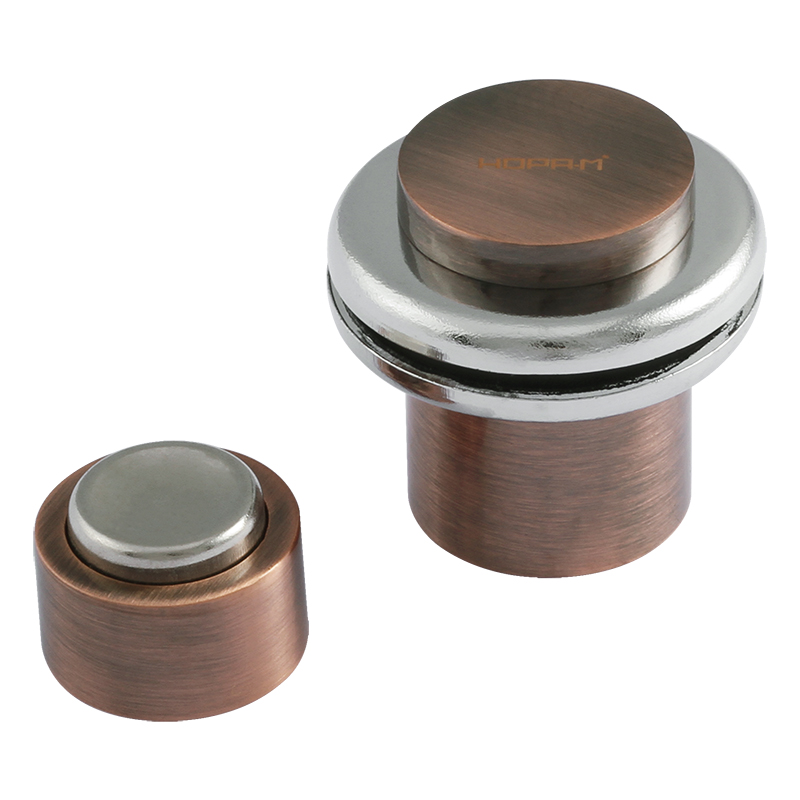 Ограничитель дверной магнитный НОРА-М модель 804 старая медь