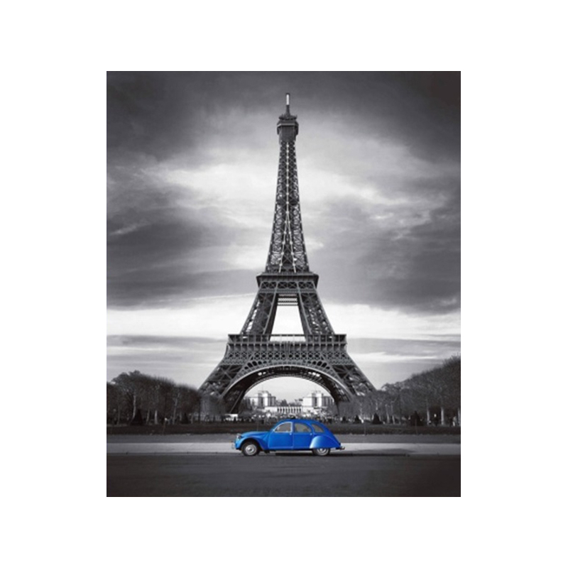 Штора для ванной комнаты ZALEL Фотопринт париж 180х180 см YQL-DX-131 без колец