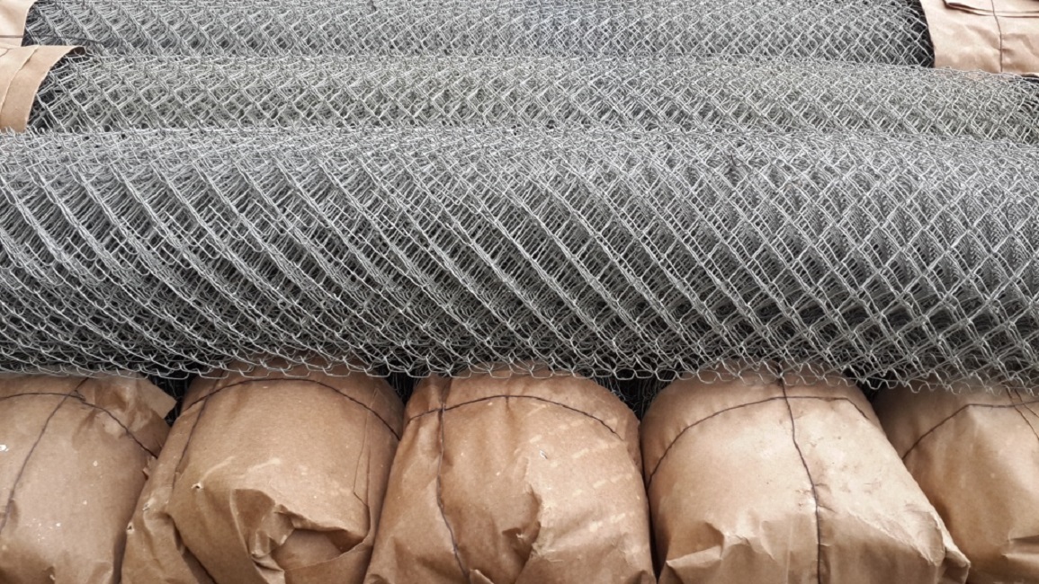 Сетка плетеная "Рабица" №55 1,5мм 1,0х10м ТУ оцинкованная