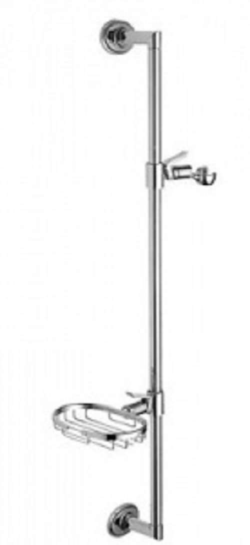 Стойка душевая GOTA ROCIO с мыльницей металл G99022