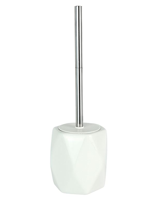 Ерш для унитаза "Техно" керамика, белый арт.106242